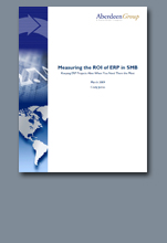 Aberdeens Measuring the ROI of ERP PDF